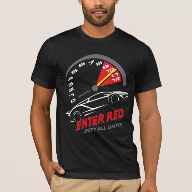 „Enter Red“ (Stil 2)  T-Shirt (Vorderseite)