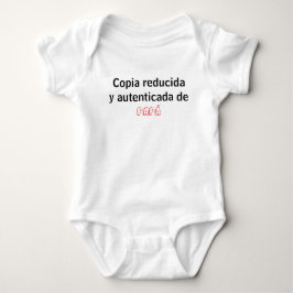 Enterizo copia reducida y autenticada baby strampler