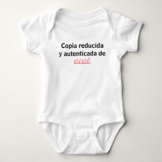 Enterizo copia reducida y autenticada baby strampler