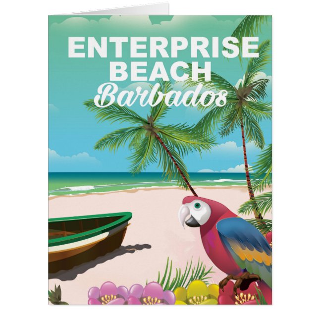 Enterprise Beach Barbados Urlaubsposter (Vorderseite)