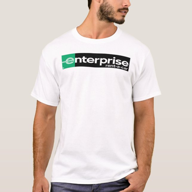 Enterprise Rent A Car Funny Logo T-Shirt (Vorderseite)