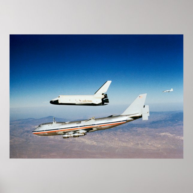 Enterprise Test Flight Space Shuttle Poster (Vorne)