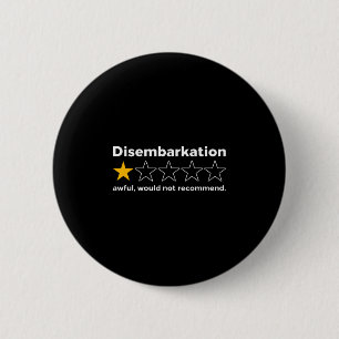 Enterschreckend Würde Nicht Empfehlen Lustige Kreu Button