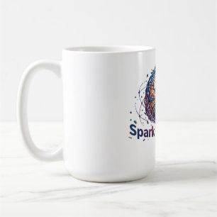 Entfache den Geist – Inspirierendes Grafik-T-Shirt Kaffeetasse