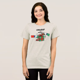 Entfalte das magische Weihnachtsgeschenk Tri-Blend Shirt
