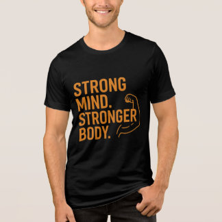 Entfalte Deine Kraft – Motivierendes Fitness-Desig Tri-Blend Shirt
