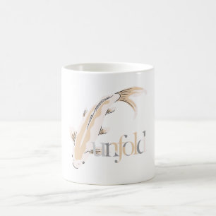Entfalten – Japanisches Koi-Symbol des Wachstums Kaffeetasse