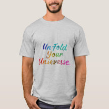 entfalten Sie Ihren Universum-T - Shirt