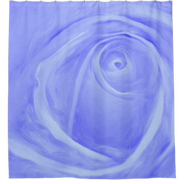 Entfaltung der Rose Duschvorhang (Vorderseite)