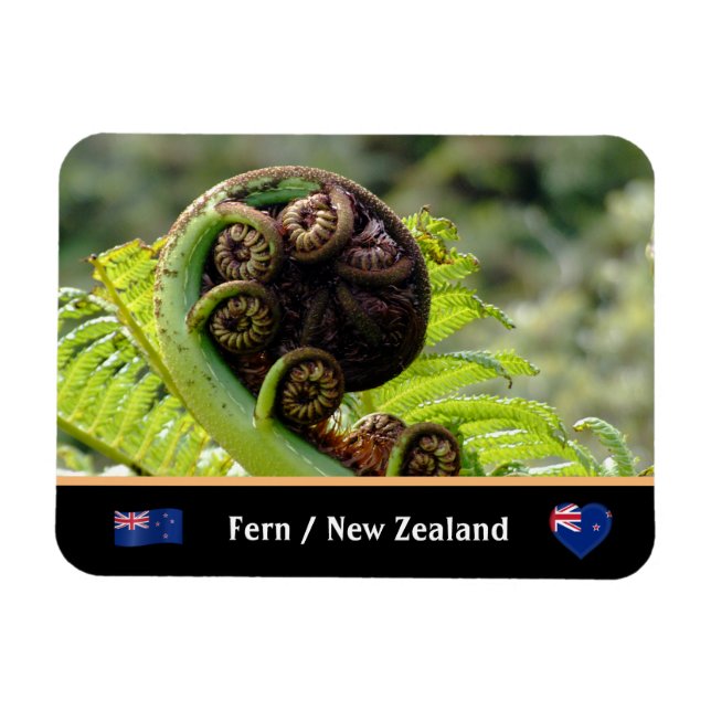 Entfaltung von Fern, Neuseeland, Wildnis Magnet (Horizontal)