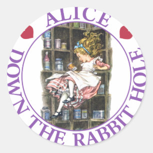 ENTFERNEN DES RABBIT-LOHNS RUNDER AUFKLEBER