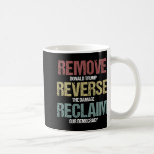Entfernen des umgekehrten Rekrutierungstests Kaffeetasse