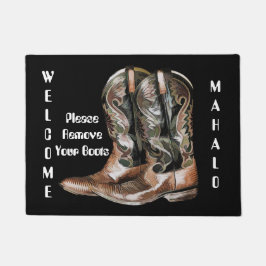 Entfernen Sie bitte Stiefel Fußmatte