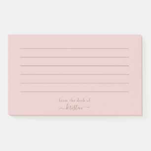 Entfernen Sie den Schreibtisch mit benutzerdefinie Post-it Klebezettel