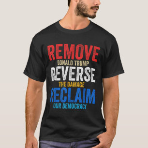 Entfernen Sie die rückwärts gerichteten Handgriffe T-Shirt