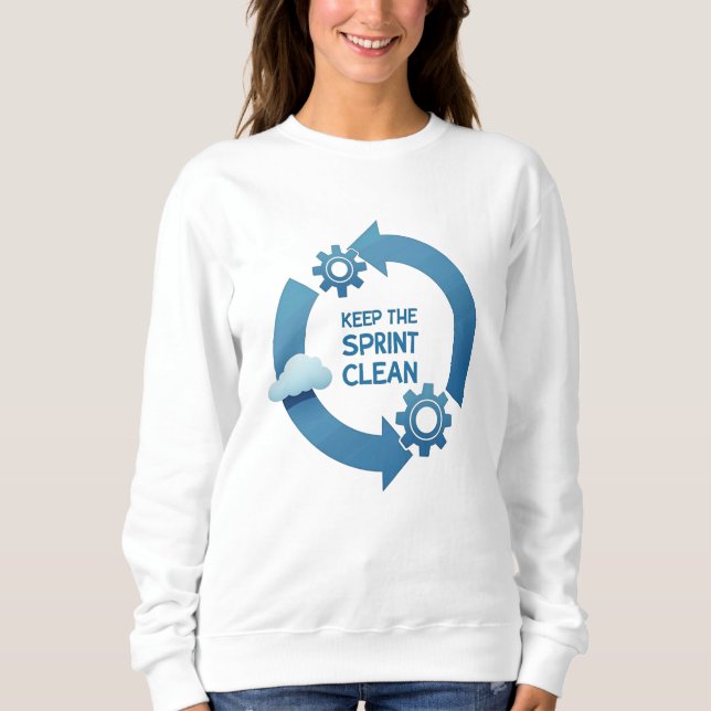 Entfernen Sie die Sprint-Sauberkeit behalten Sweatshirt (Vorderseite)