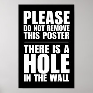 Entfernen Sie nicht dieses Plakat