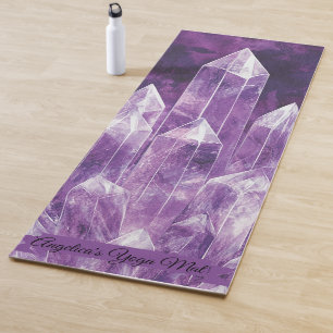 Entfernen Sie Quarzkristalle, die nach Maß gemalt Yogamatte