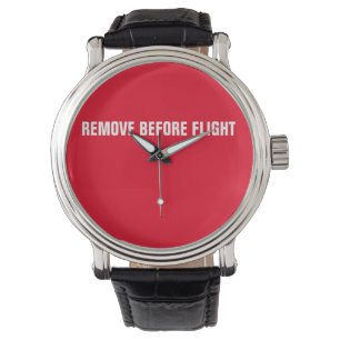 ENTFERNEN SIE VOR DEM FLUG - eWatch Armbanduhr