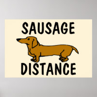 Entfernung der Wurst, DachshundPoster