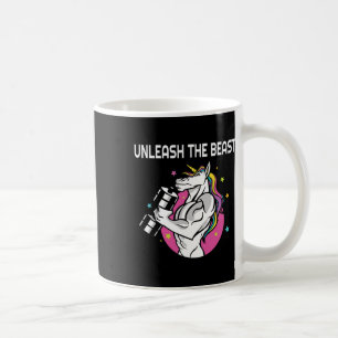 Entfesseln Sie das Biest - Einhorn Gym Rat Magic S Kaffeetasse