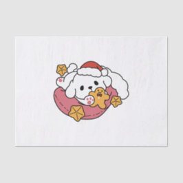 Entfesseln Sie den Holiday Cheer - Niedliche Hunde Seidenpapier