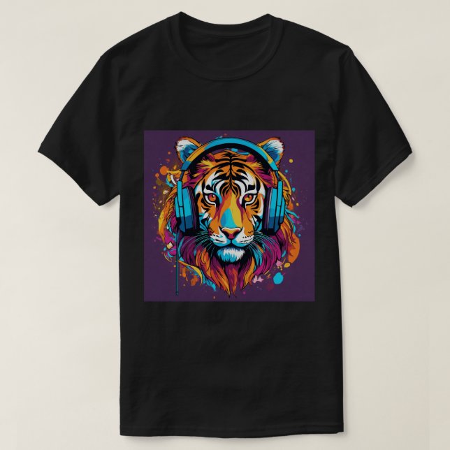 Entfesseln Sie den Power: Tiger Magic T - Shirt (Design vorne)