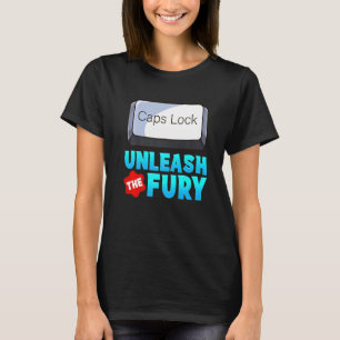 Entfesseln Sie die Feststelltaste für die Zornklap T-Shirt