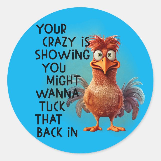 Entfesseln Sie Ihr Quirk: Die Crazy Saga Runder Aufkleber (Vorderseite)