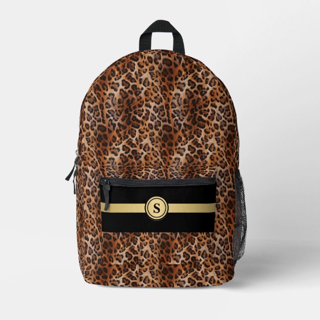 Entfesseln Sie Ihre wilde Seite: Personalisierter  Bedruckter Rucksack (Vorderseite)