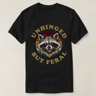 Entfesselt Aber Wild Waschbär Vintage-Sonnenunterg T-Shirt