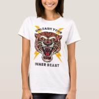 Entfessle Dein Inneres Biest Tiger T-Shirt