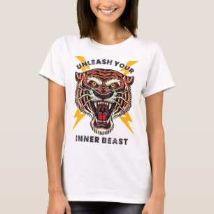 Entfessle Dein Inneres Biest Tiger T-Shirt