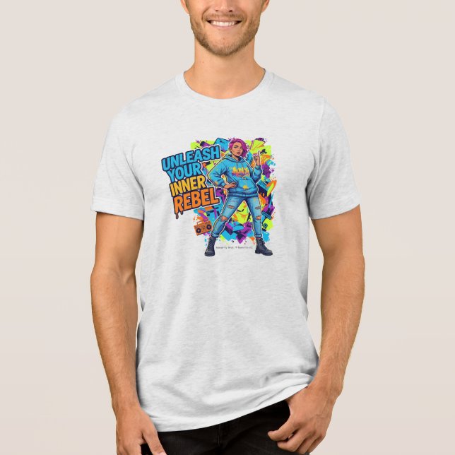 Entfessle deinen inneren Rebellen -  Tri-Blend Shirt (Vorderseite)