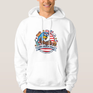 Entfessle deinen patriotischen Humor mit diesem co Hoodie