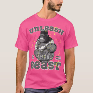 Entfessle den Muskel-Gorilla beim Gewichtheben T-Shirt