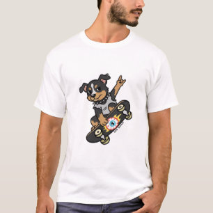 Entfessle die Attitüde mit den "Dog Skates" T-Shirt
