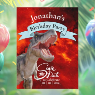 Entfessle die feurige Macht des T-Rex in Jurassic  Postkarte
