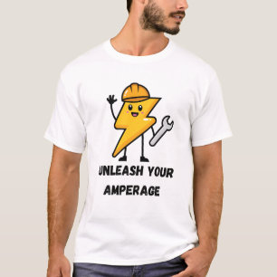 Entfessle Stromstärke Süßer Elektriker Ingenieur G T-Shirt
