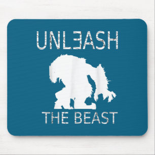 Entfessle Workout-Motivation Fitness-Grafik  Mousepad