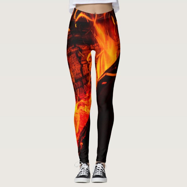 ENTFLAMMTE LEGGINGS (Vorderseite)