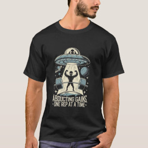 Entführende Gewinne Außerirdischer Lustiger Alien T-Shirt