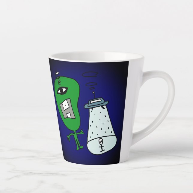 Entführung von Alien Milchtasse (Rechts)