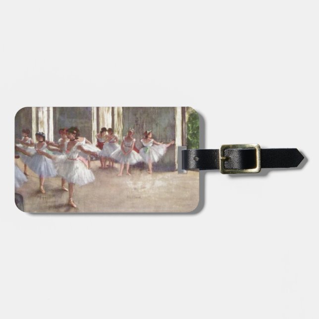 Entgasen Sie Ballett-Tänzer Gepäckanhänger (Vorderseite horizontal)