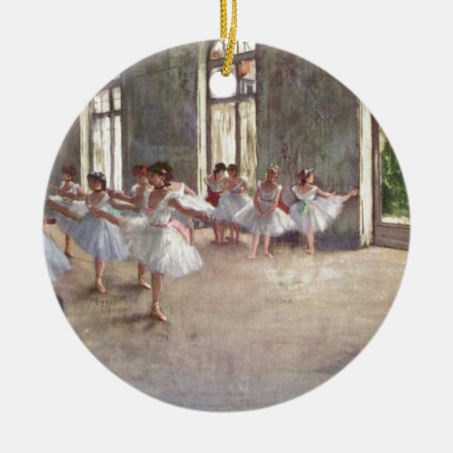 Entgasen Sie Ballett-Tänzer Keramikornament (Vorne)