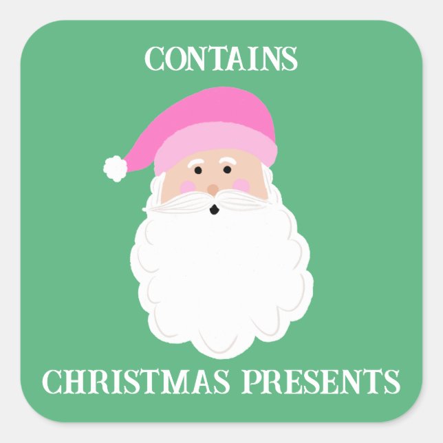 Enthält den Sticker für Weihnachtsgeschenke (Vorderseite)
