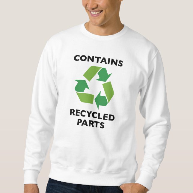 Enthält Gerecycelt Teile Sweatshirt (Vorderseite)