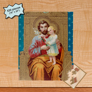 Enthronter St. Joseph mit dem Jesuskind