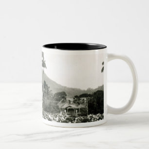 Enthüllung des Kriegs-Denkmals Zweifarbige Tasse