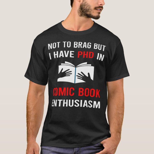 Enthusiasmus Comic Books Comic T-Shirt (Vorderseite)